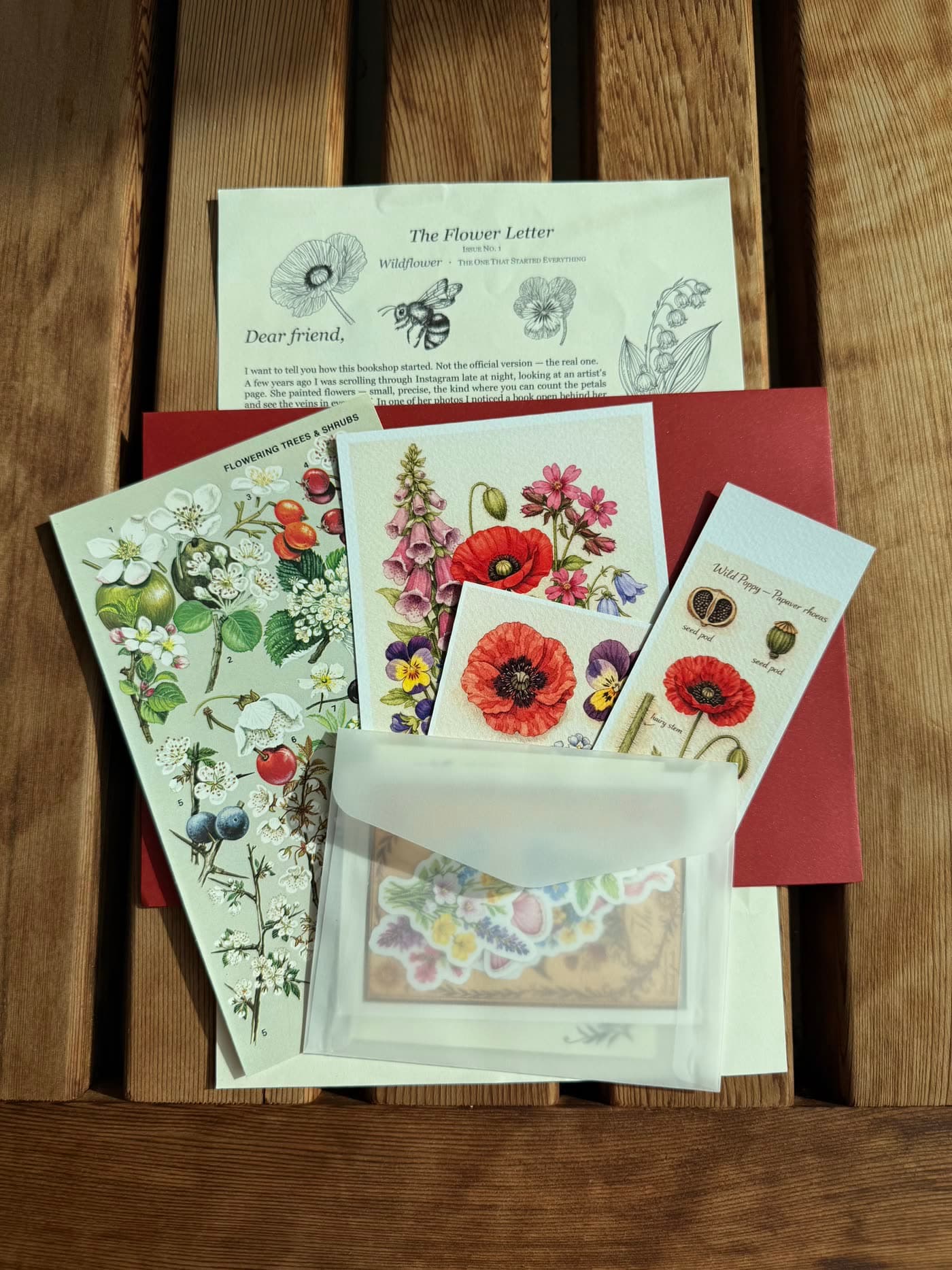OBS Books — the vintage bookshop in Bangkok where The Flower Letter is made.